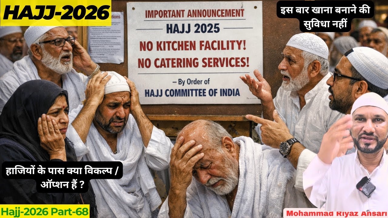 Hajj 2026: हाजियों के पास खाने के क्या विकल्प हैं ? | No Kitchen No Catering | Mohammad Riyaz Ansari
