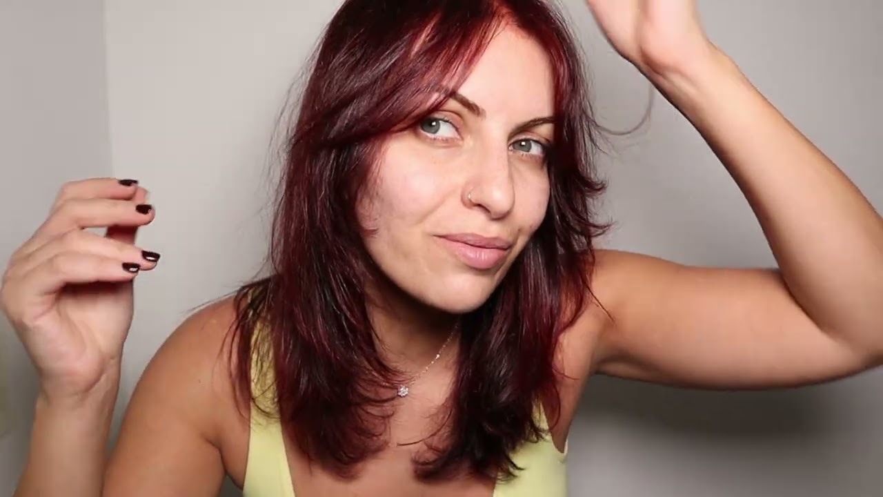 CUT & COLOR YOUR FINE, THIN HAIR AT HOME | Macadamia Hair Gloss | Wispy Bangs | Shaggy Layers