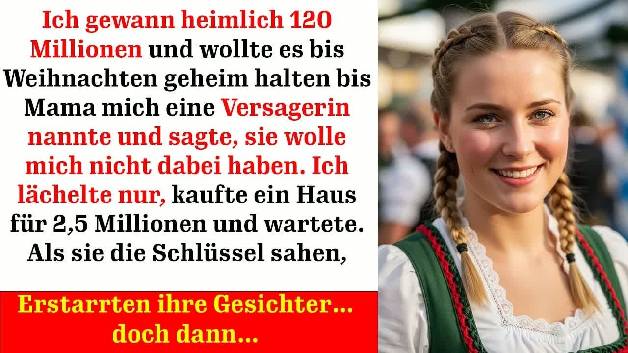 Ich gewann 120 Millionen und hielt es geheim, bis Weihnachten alles explodierte…