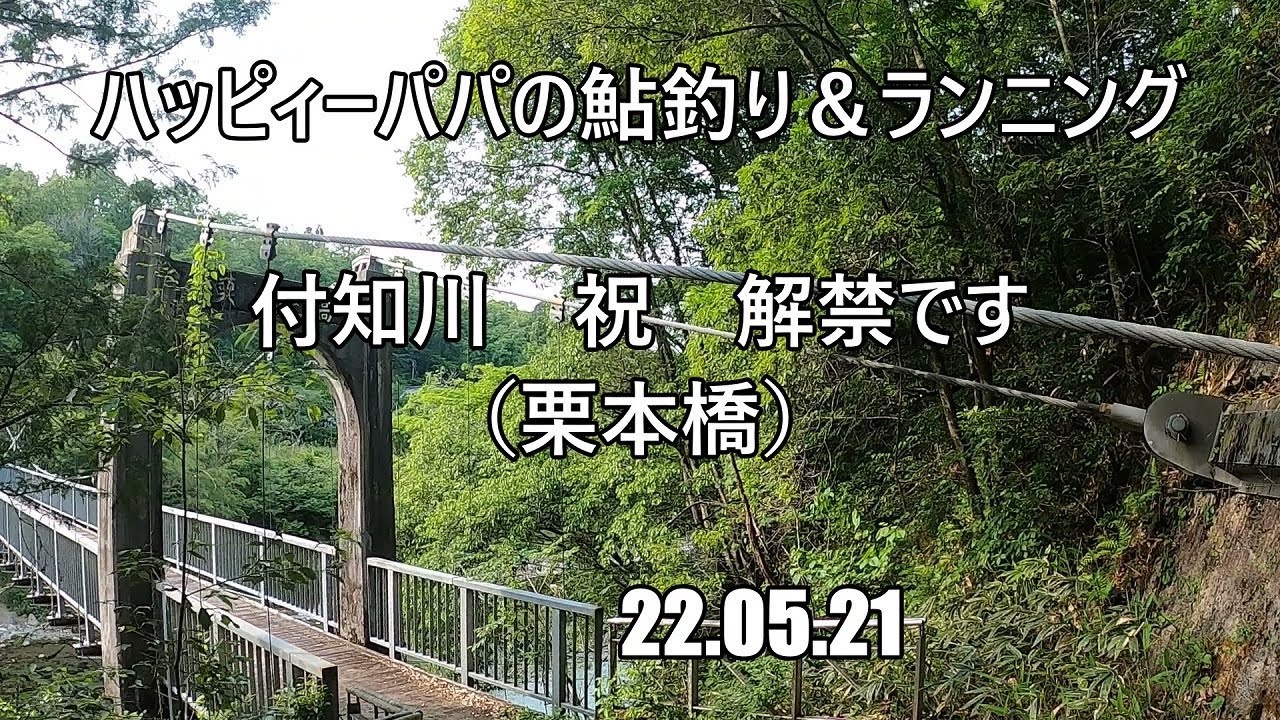 22年　付知川　解禁ﾞ（栗本橋）　22 05 21