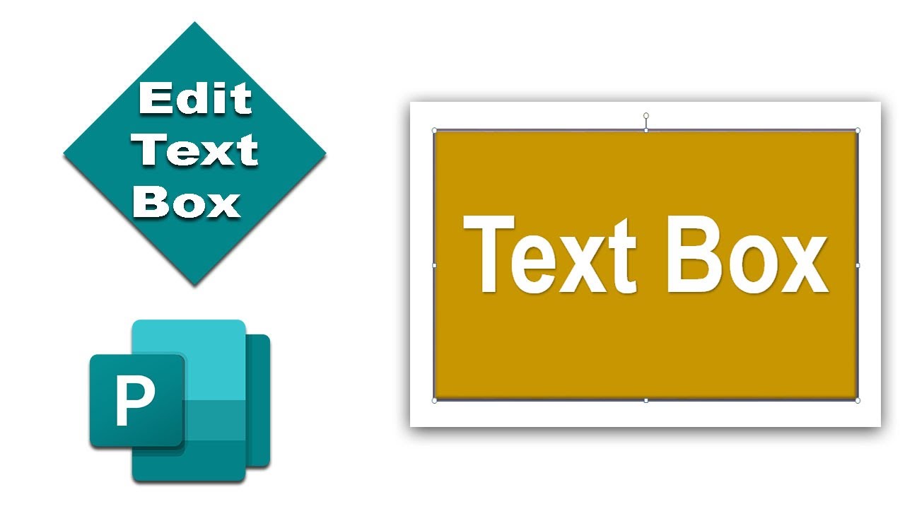 How to Insert and Modifying Text Box in Microsoft Publisher