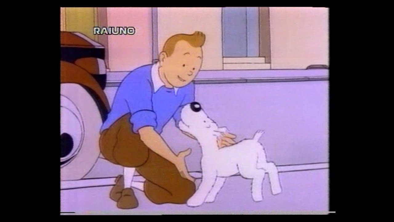 Le avventure di Tin Tin sigla ''Solletico Vacanze Cartoons'' Rai Uno anni '90