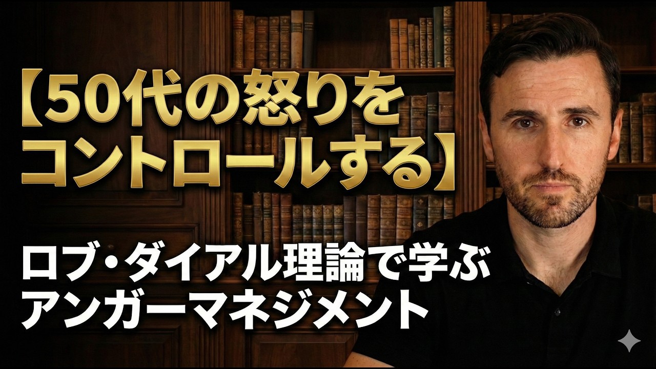 【50代の怒りをコントロールする】年齢を指摘されてカチンとくるあなたへ|ロブ・ダイアル理論で学ぶアンガーマネジメント
