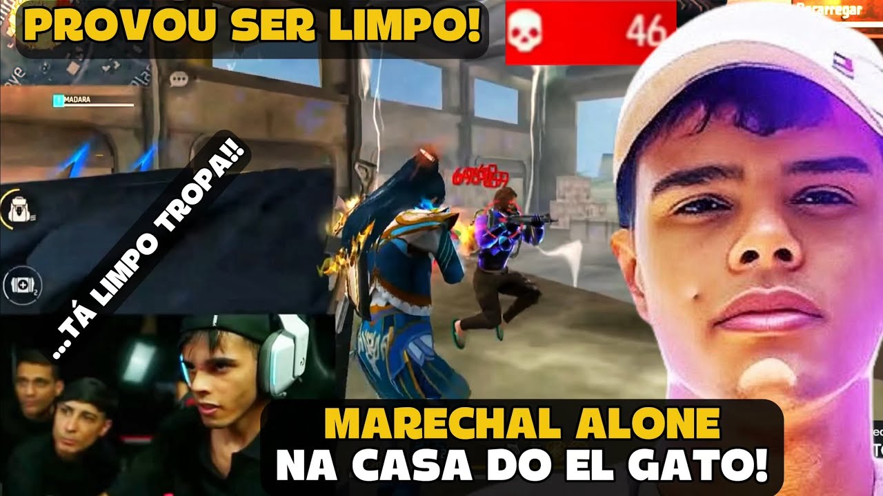 MARECHAL WENT TO EL GATO'S HOUSE WITH BAK TO PROVE HE DOESN'T USE HACKERS! FREE FIRE - MARECHAL