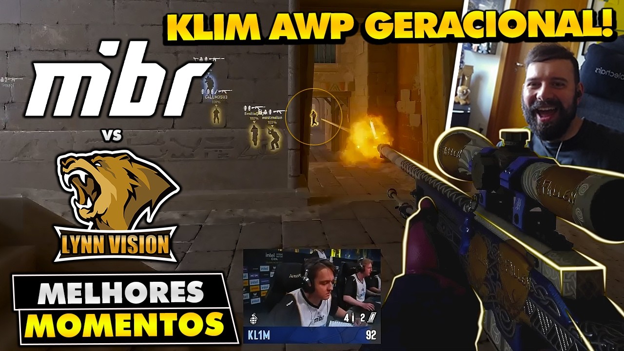 INSANI e KLIM DESTRUIRAM! VALENDO o STAGE 2! Melhores Momentos: MIBR vs LYN VISION - MAJOR COLOGNE