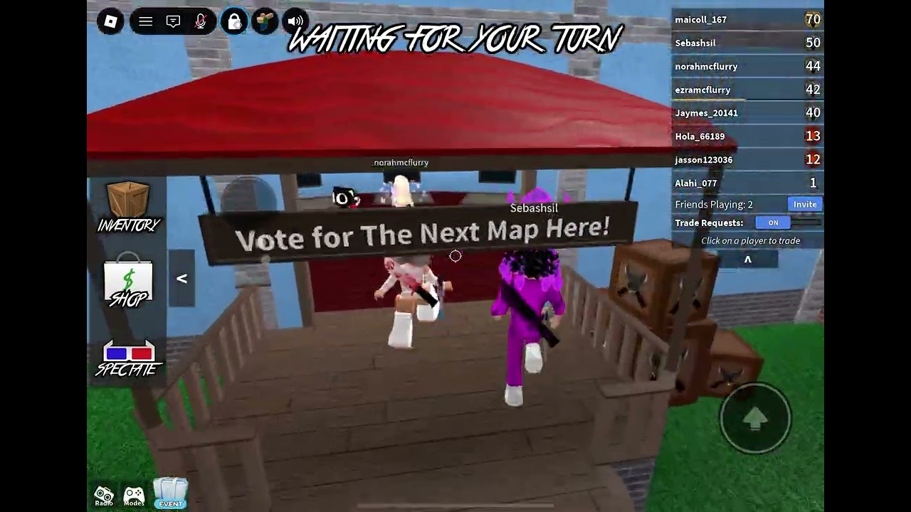 Mm2 with my sisss!