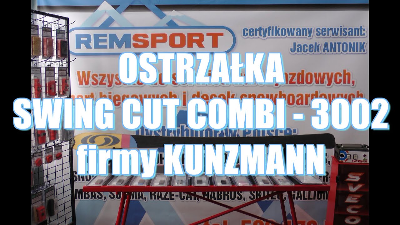 Ostrzałka narciarsko-snowboardowa Swing Cut Combi KUNZMANN - 3002