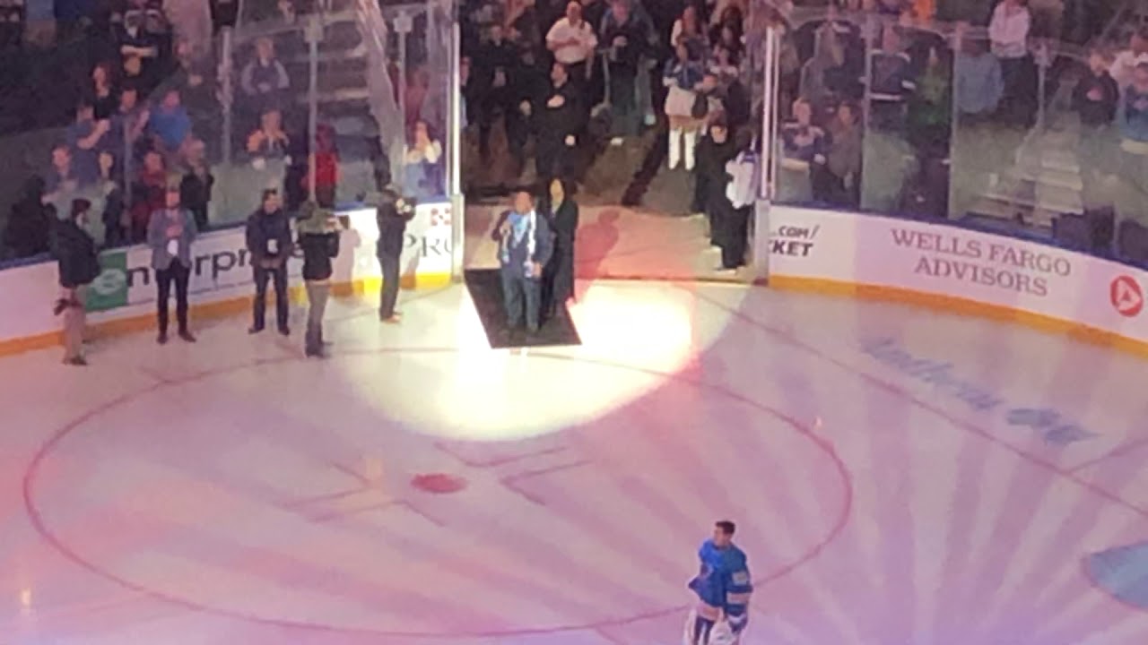 Charles Glenn's last regular season national anthem