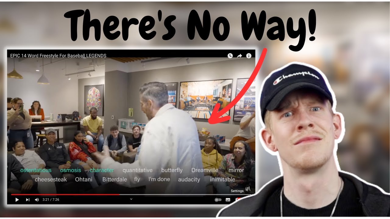 HE SNAPPED! - EPIC 14 Word Freestyle For Baseball LEGENDS - REACTION #harrymackreaction
