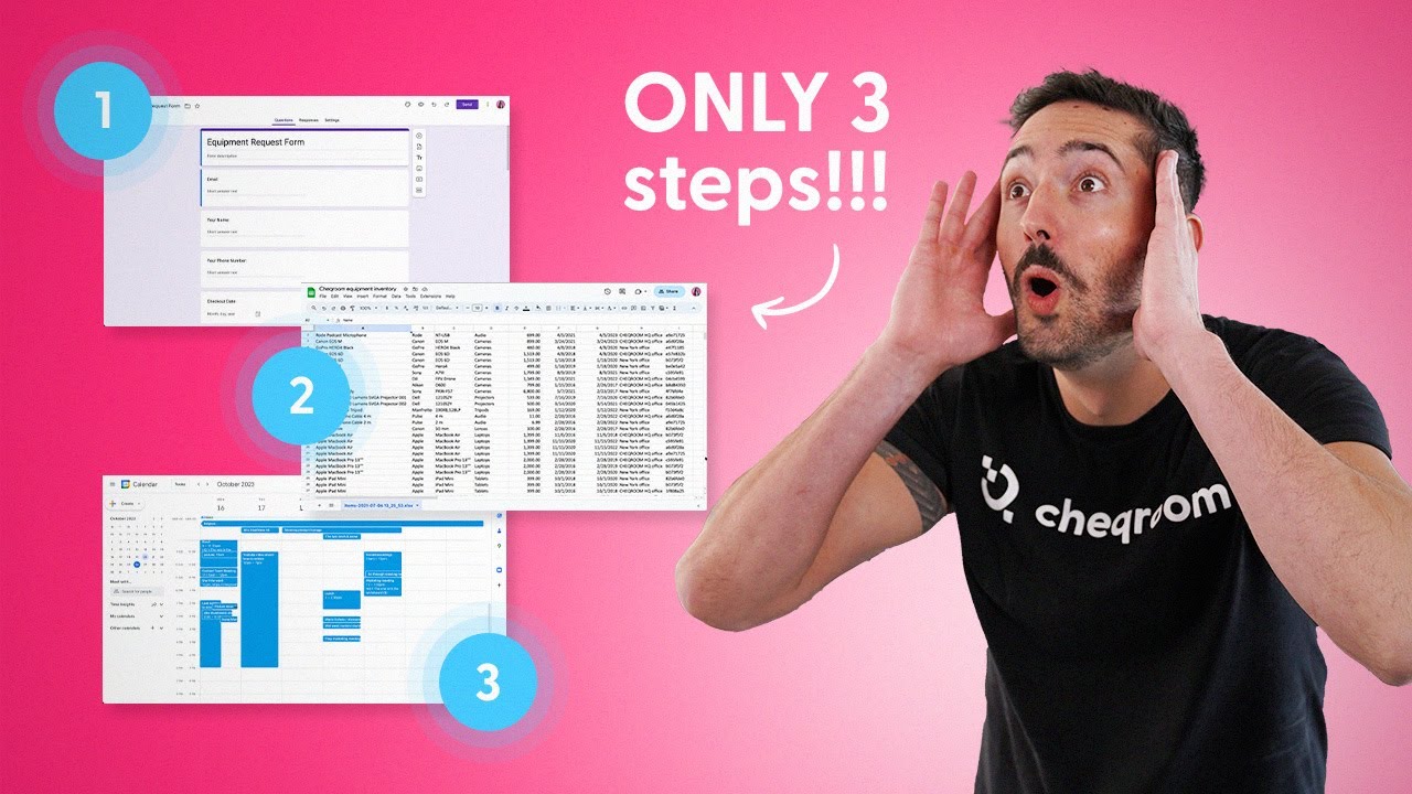 Простая система бронирования оборудования (с Excel)