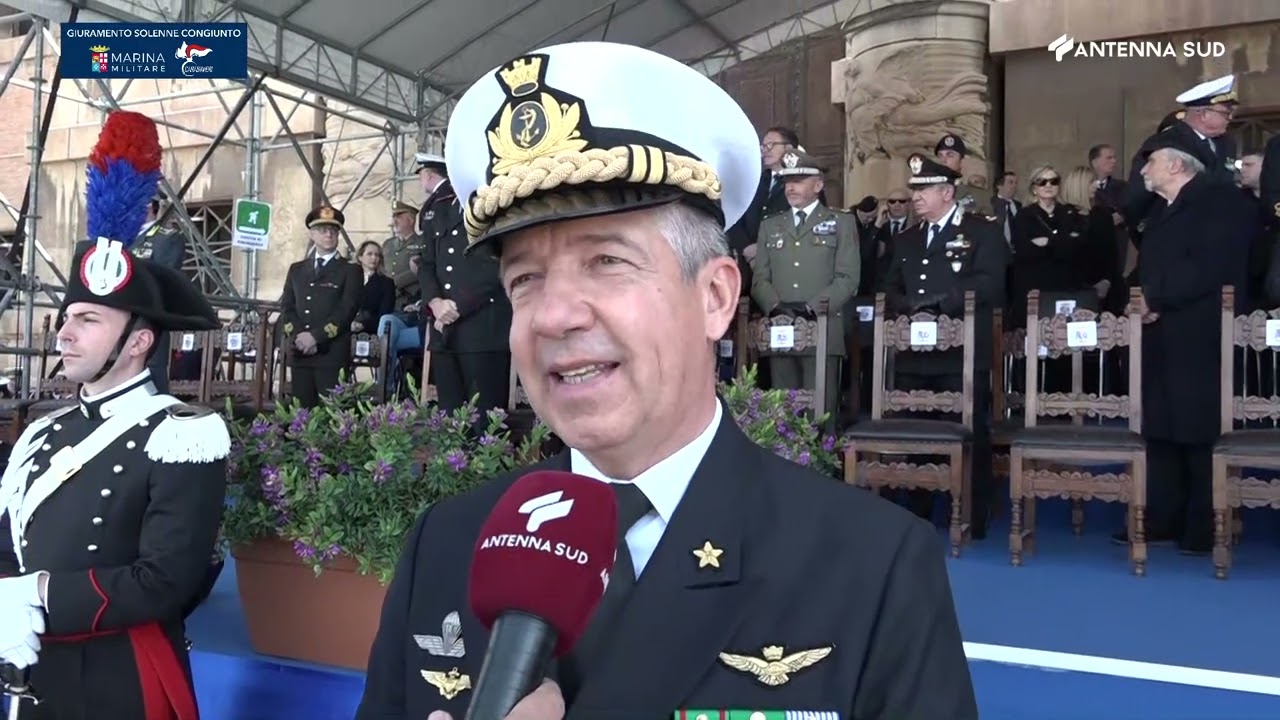 30 marzo 2023 - Taranto, giuramento solenne congiunto Marina Militare e Carabinieri (integrale)
