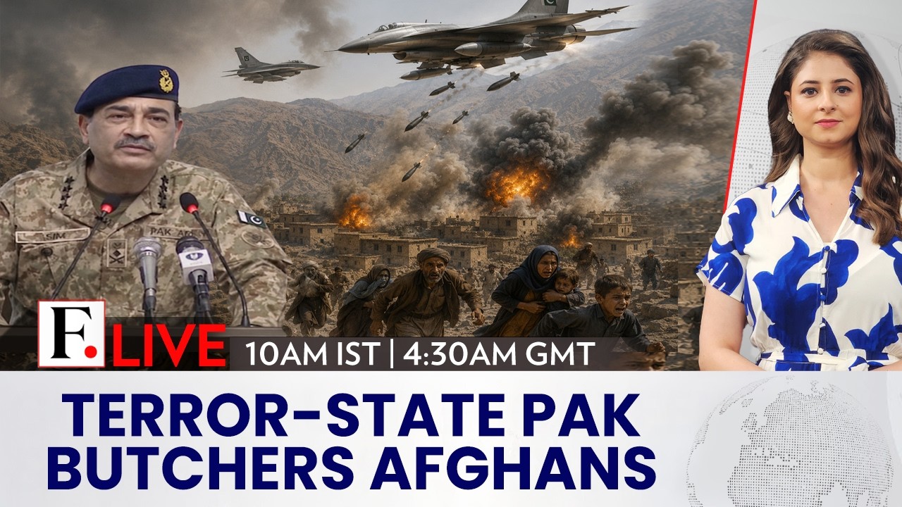 LIVE: Pakistan Airstrikes, 'Ground Operations' Kill Afghan Civilians, Taliban Says | Firstpost Live