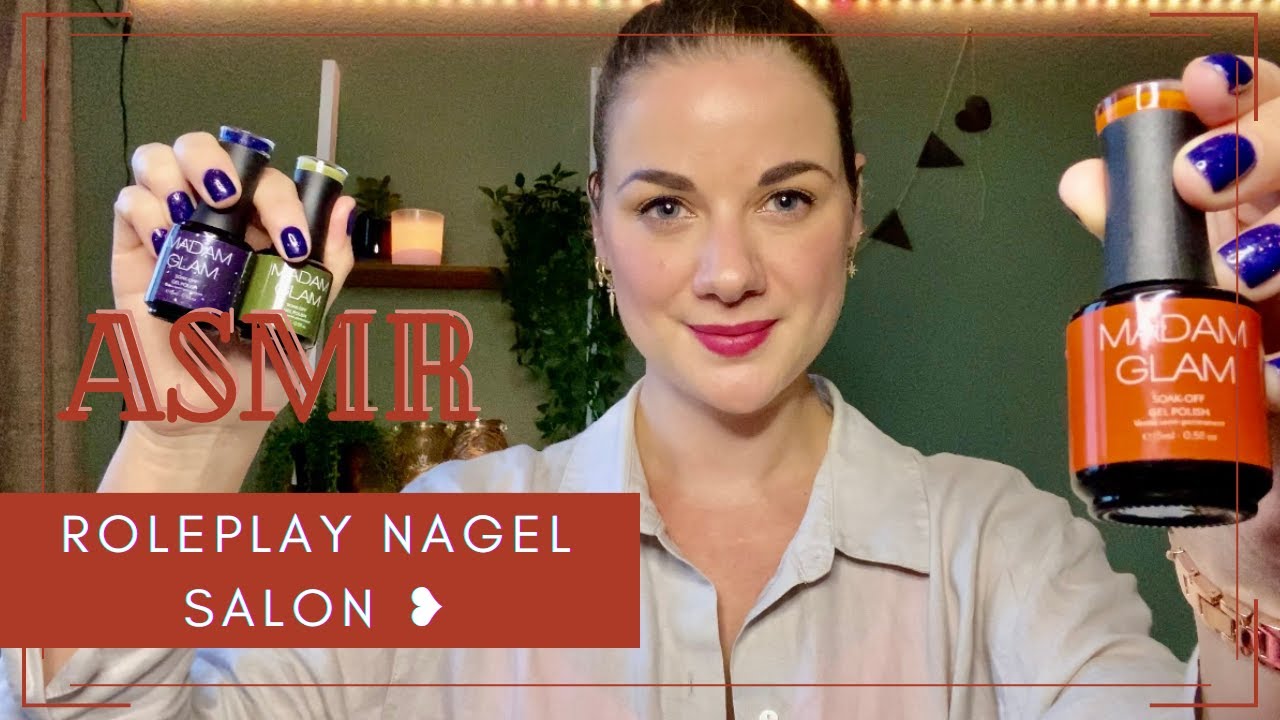ASMR | ☆ Role-play nagel salon ☆ | lakken met MADAM GLAM lakjes en handmassage | Dutch | ASMaRja