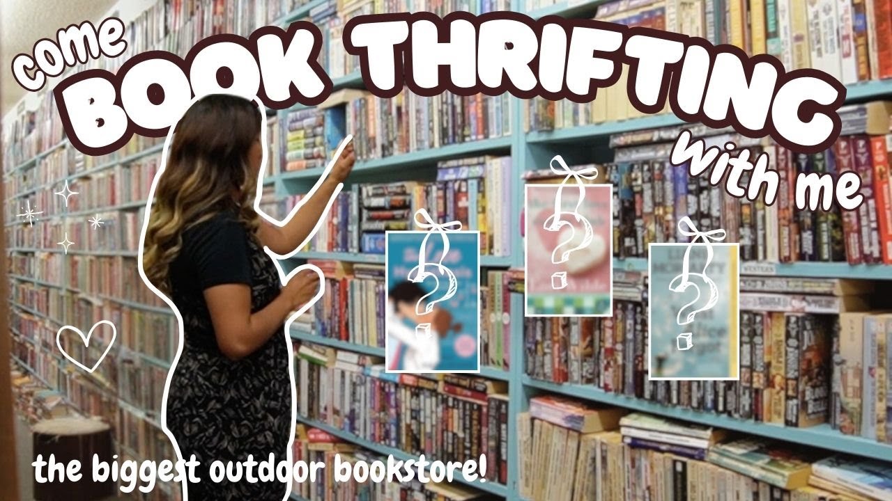 Exploring Indie Bookstore And Huge Outdoor Bookshop 📚 Thrift Shopping For Books!