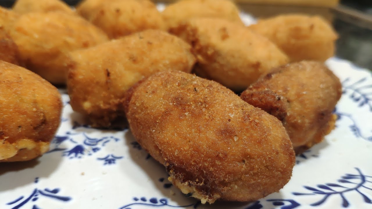 Croquetas de calçots! Cremosas y buenísimas!