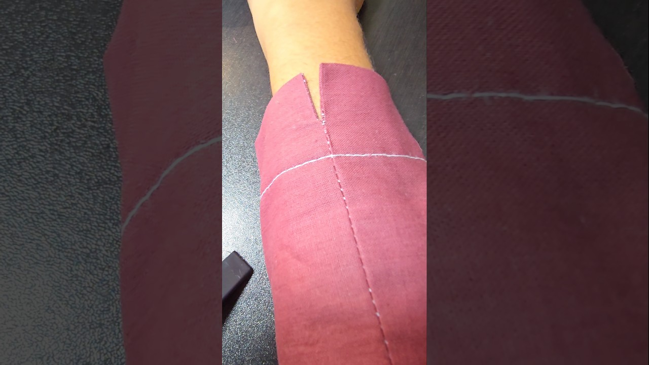 Pencil pant slit #itsminebyshalima #pencilpants #tailoringtips #stitching #sewingtips #diyideas