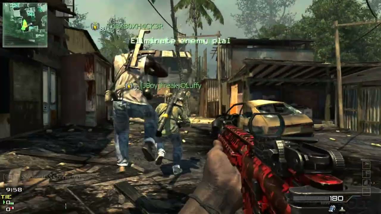 MW3 Multiplayer in 2026 during a winter storm.