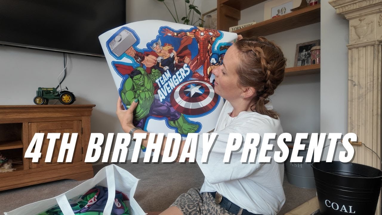 4th Birthday Present Gift Ideas. Everything we got our son for his birthday. Marvel theme birthday