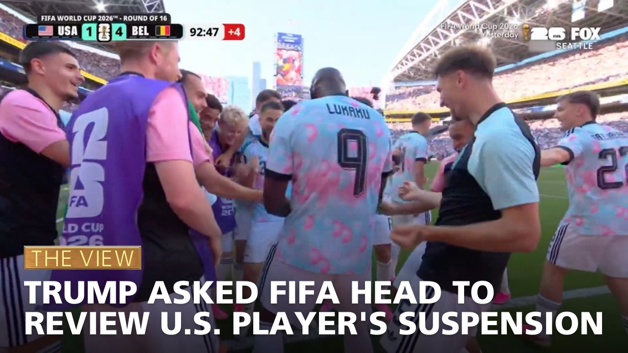 Trump Asked FIFA Head To Review U.S. Player's Suspension | The View