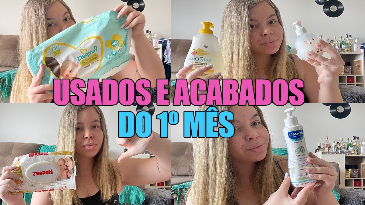 USADOS E ACABADOS DO 1º MÊS DO BEBÊ