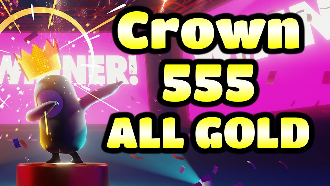 Crown #555 - ALL GOLD MEDALS + Rock n Roll Strategy ► Fall Guys