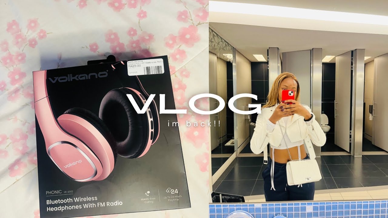 VLOG: Spend the Weekend with me|| Outings|| New headphones|| Some wig tips 🥹🤍🫧💭 #southafricanyoutube