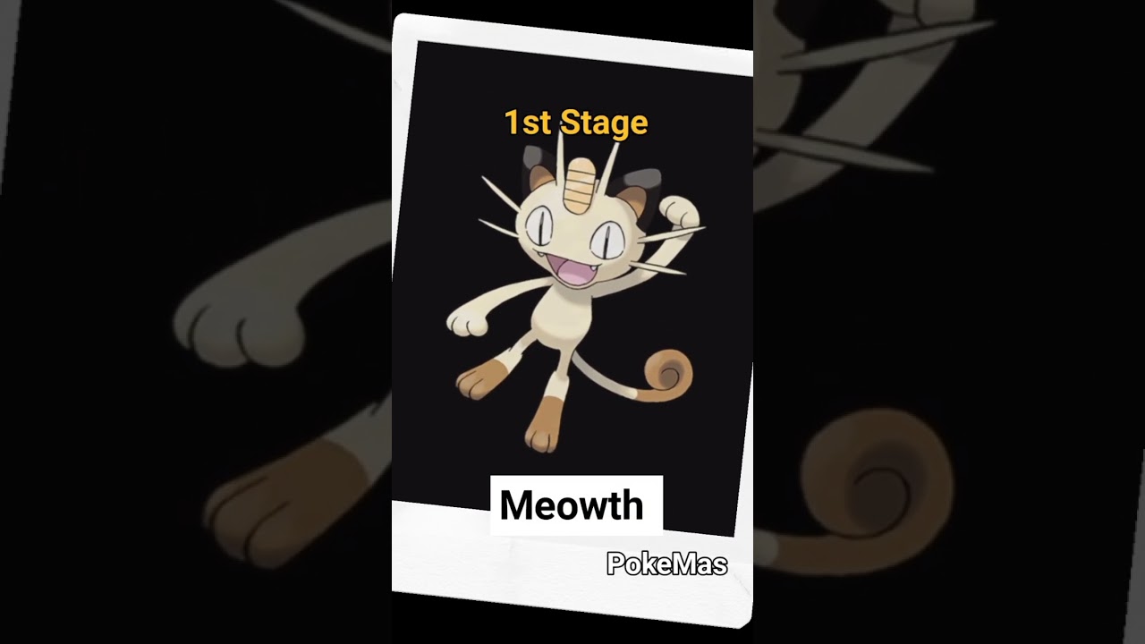 Evolution of Meowth|#7|PokeMas| #pokemon