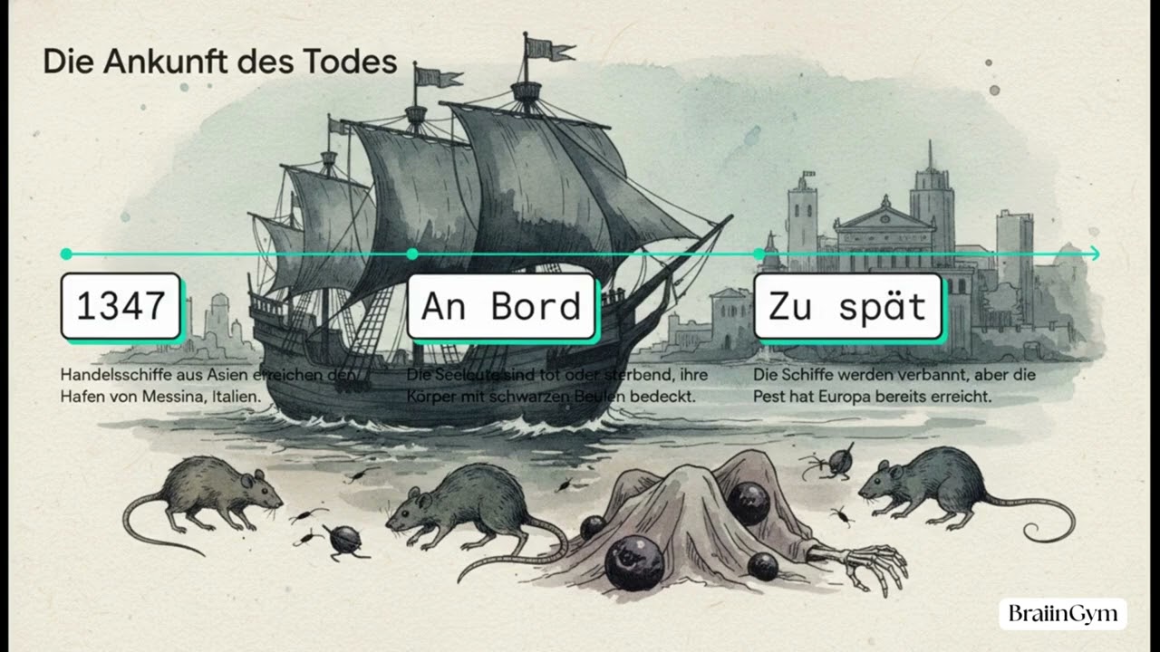 🦠 Der Schwarze Tod – Die tödlichste Seuche der Menschheit - Die Pest