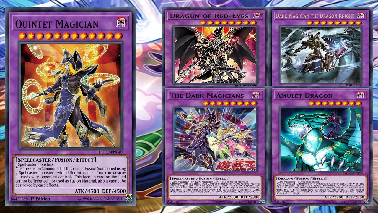 (Yu-Gi-Oh!) Quintet Magician Deck Dark Magician Master Rules 2020 Revision (YGOPRO)