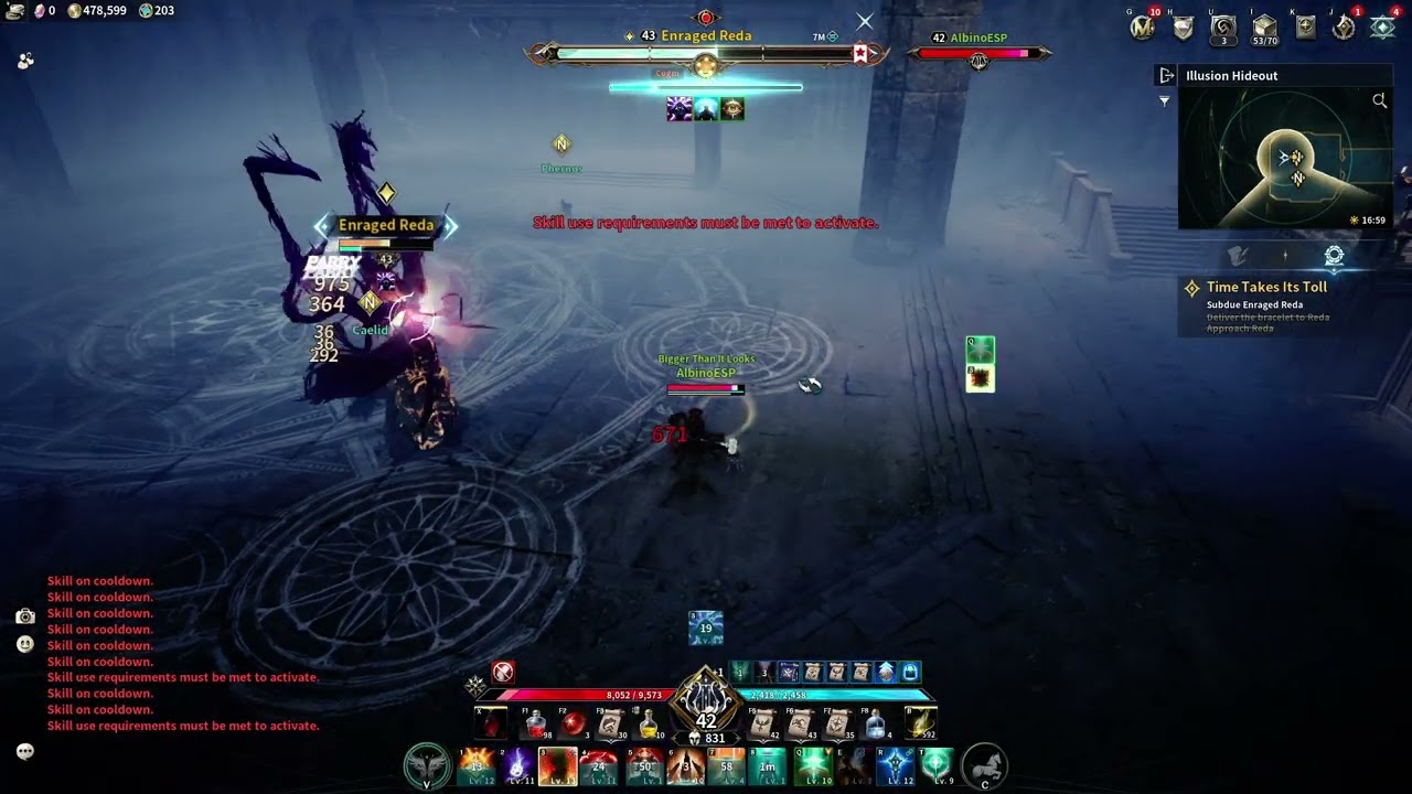 Aion2 Enraged Reda Cleric gameplay