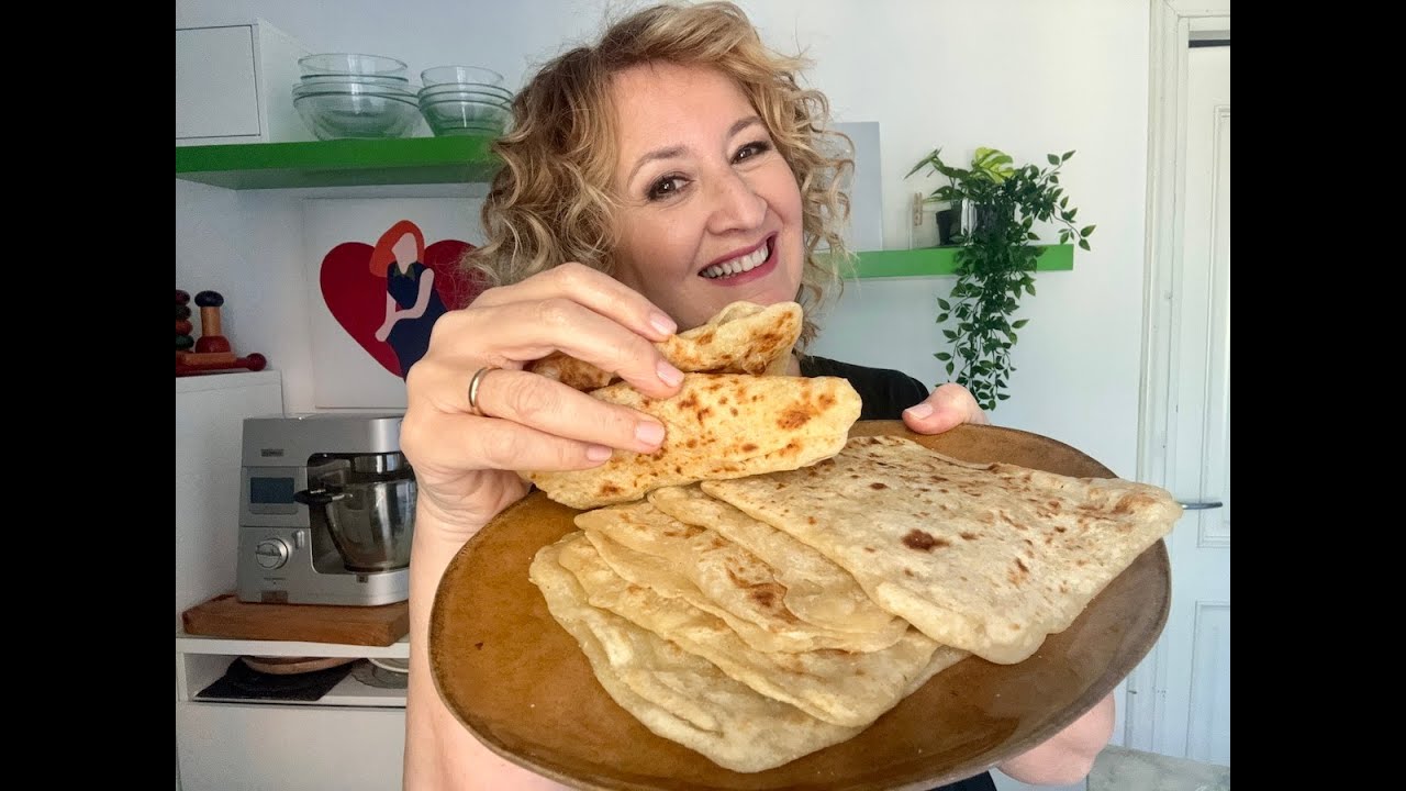 Pane sfogliato marocchino senza lievitazione