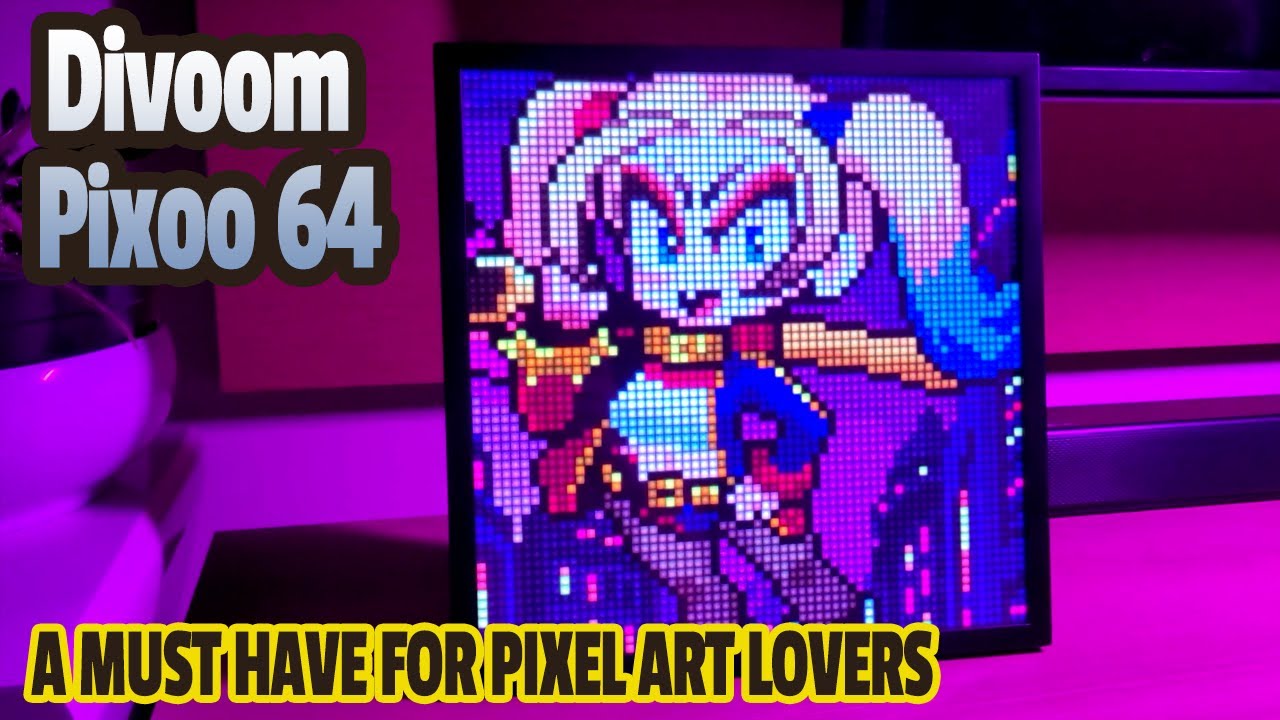 This display is a must have if you love pixel art - Pixoo 64 Review!