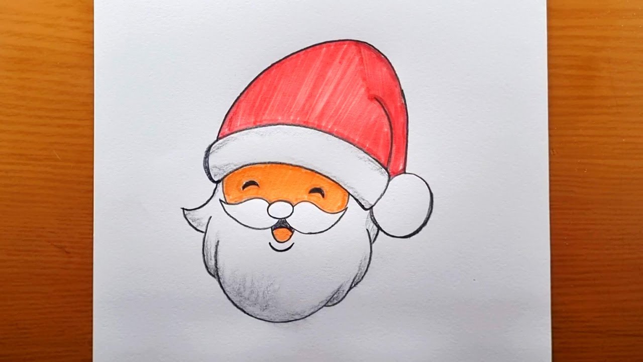 COME DISEGNARE BABBO NATALE  | | Disegni di Natale