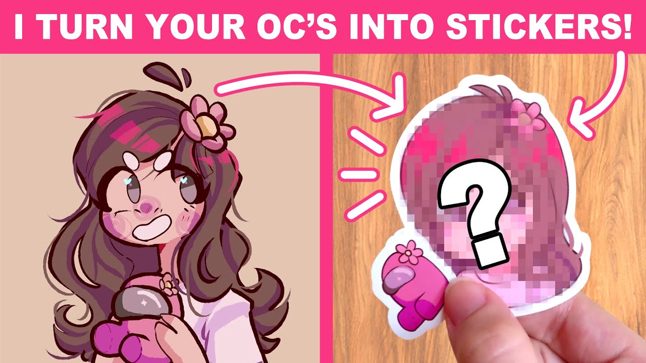 I Turn My Viewers' Original Characters into Stickers!!
