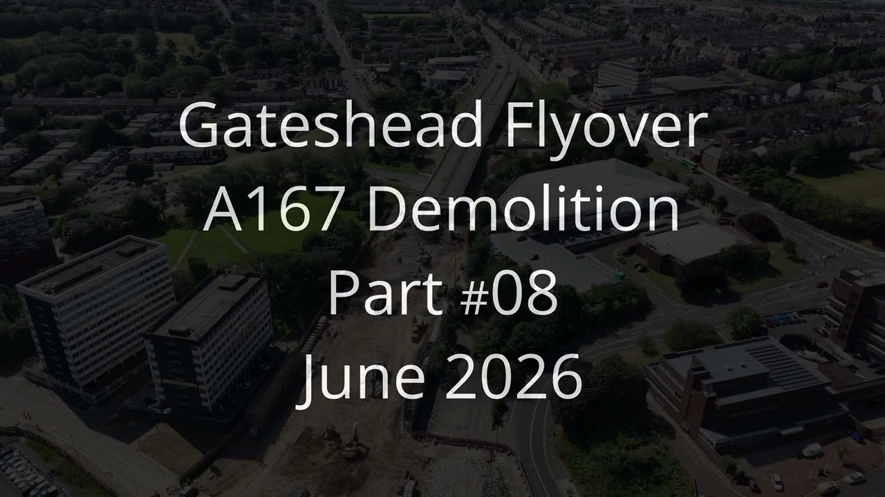 Gateshead Flyover A167 Demolition #08 June 2026