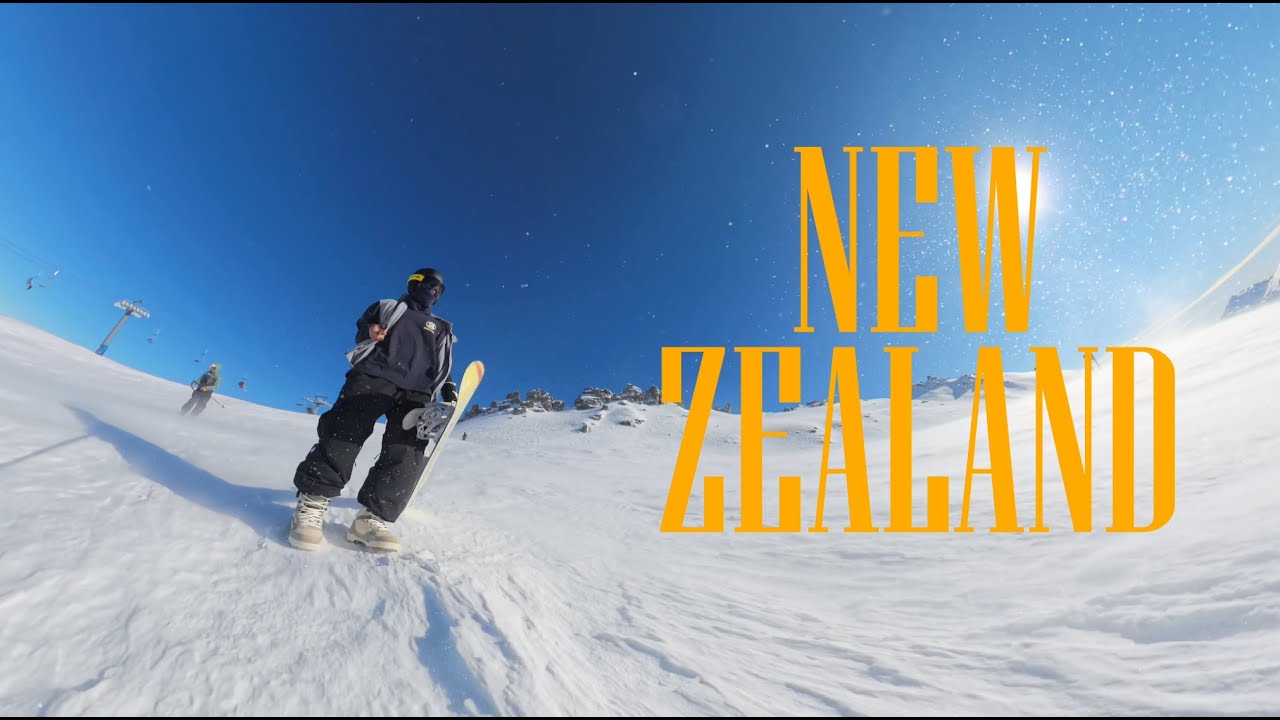 New Zealand snowboarding in Cardrona & Treble Cone 2025 | Vlog