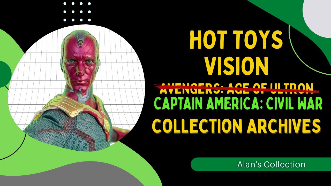Hot Toys Marvel - Vision (Captain America: Civil War/Avengers: Age of Ultron) - COLLECTION ARCHIVES