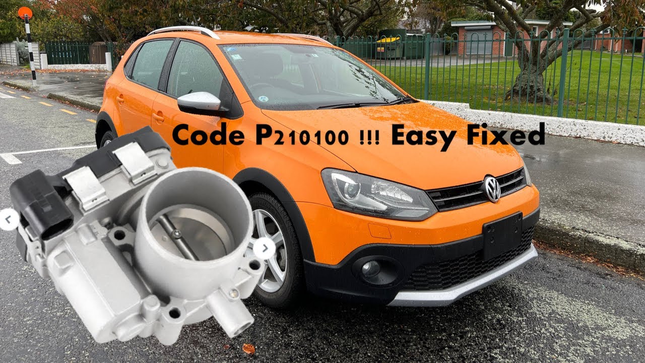How to Replace Throttle Body Issue (Code P210100)Volkswagen Cross Polo 2010-2016 #throttle #cars