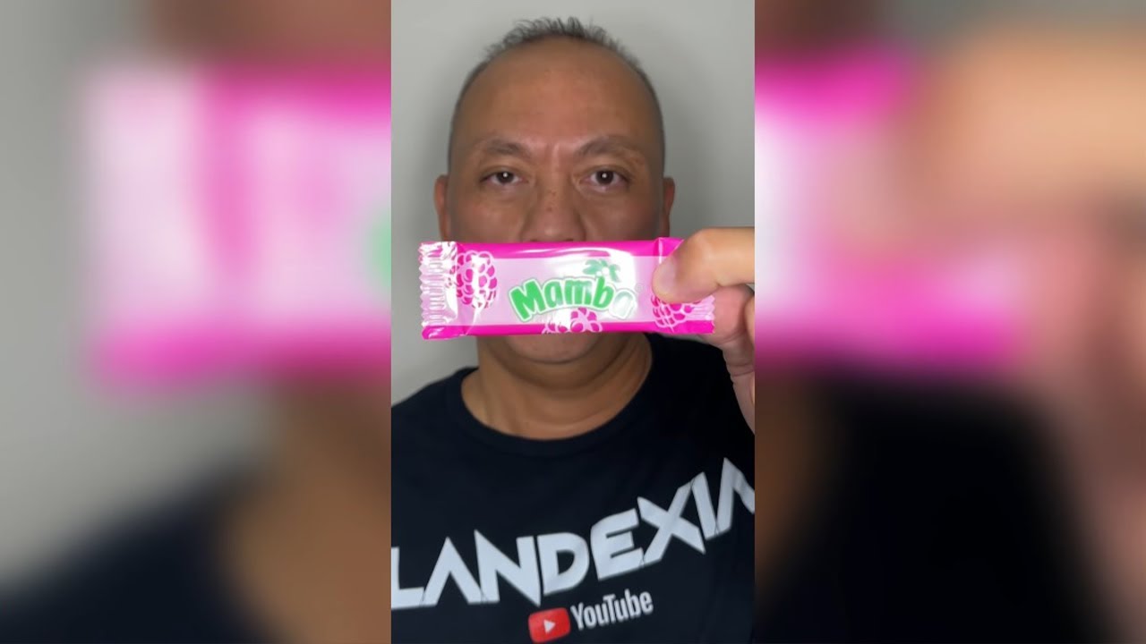 👂ASMR MAMBA FRUIT STRIP CANDY RASPBERRY FLAVOR EATING SOUNDS👂ORIGINAL LENGTH👂