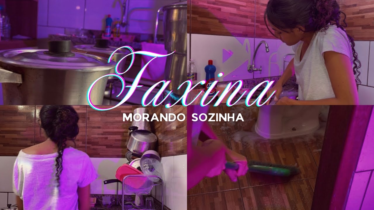 VLOG + FAXINA NA KITNET | morando sozinha aos 18🫧💗