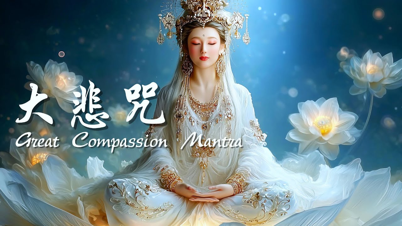 Healing Tibetan Chant | Great Compassion Mantra: Purify Karma & Eliminate Suffering #疗愈佛乐 #大悲咒