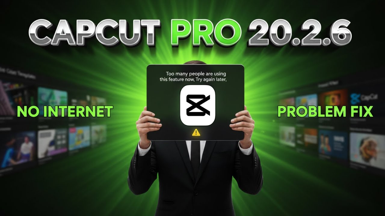 What's Wrong with CAPCUT PRO Now? Network 🛜 problem solved🙂
