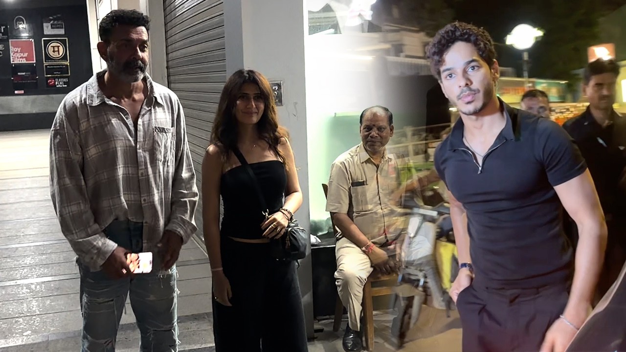 Bobby Deol, Fatima Sana Shaikh & Ishaan Khattar Spotted In Bandra
