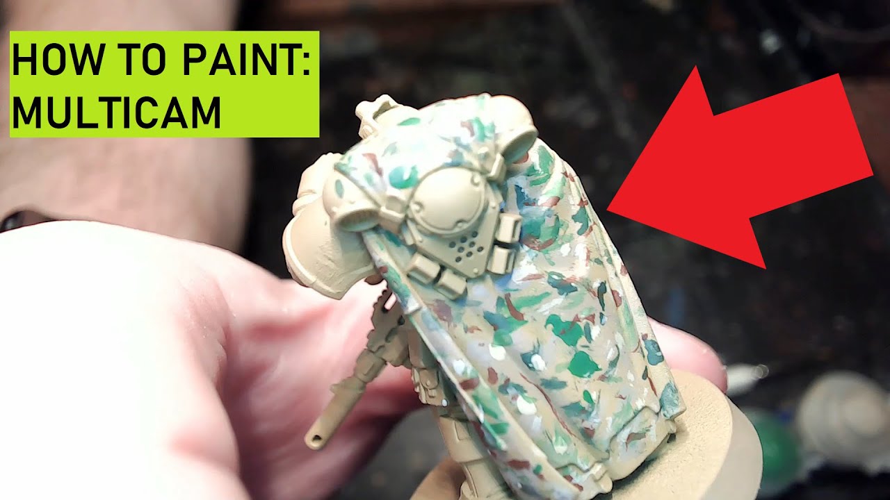How to paint: Multicam easy and semi fun!