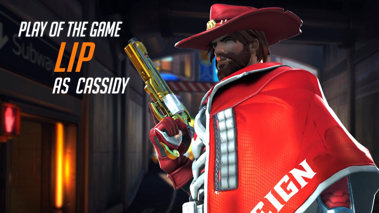 WHAT PRO CASSIDY LOOKS LIKE IN OW 2 - LIP! POTG! [ OVERWATCH 2 SEASON 4 TOP 500 ]