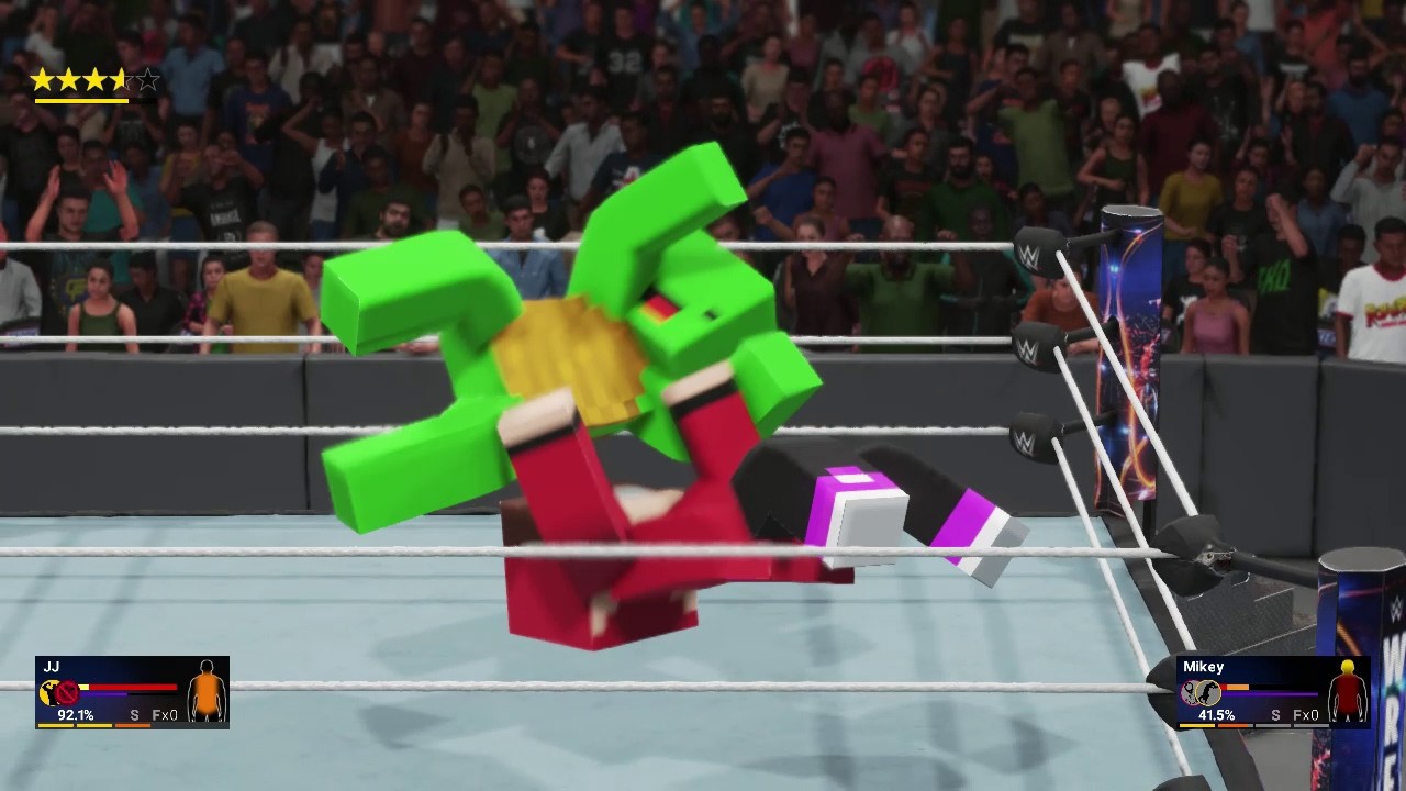 JJ vs Mikey - WWE Full Match