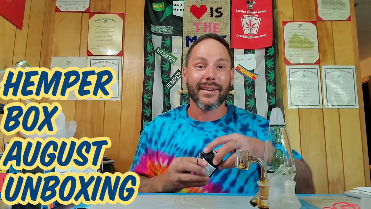 HEMPER BOX AUGUST UNBOXING