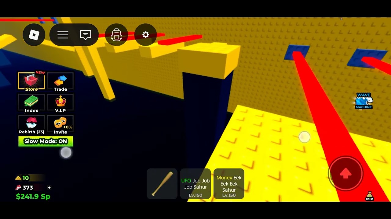 Money obby in escape tsunami for brainrot 