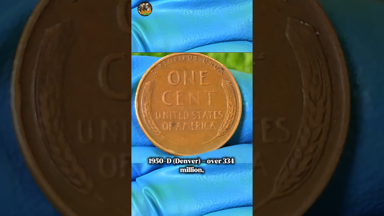 Цена и редкость пшеничного пенни 1950 года. Сколько будет стоить ваш пенни в 2025 году? #honestmo...