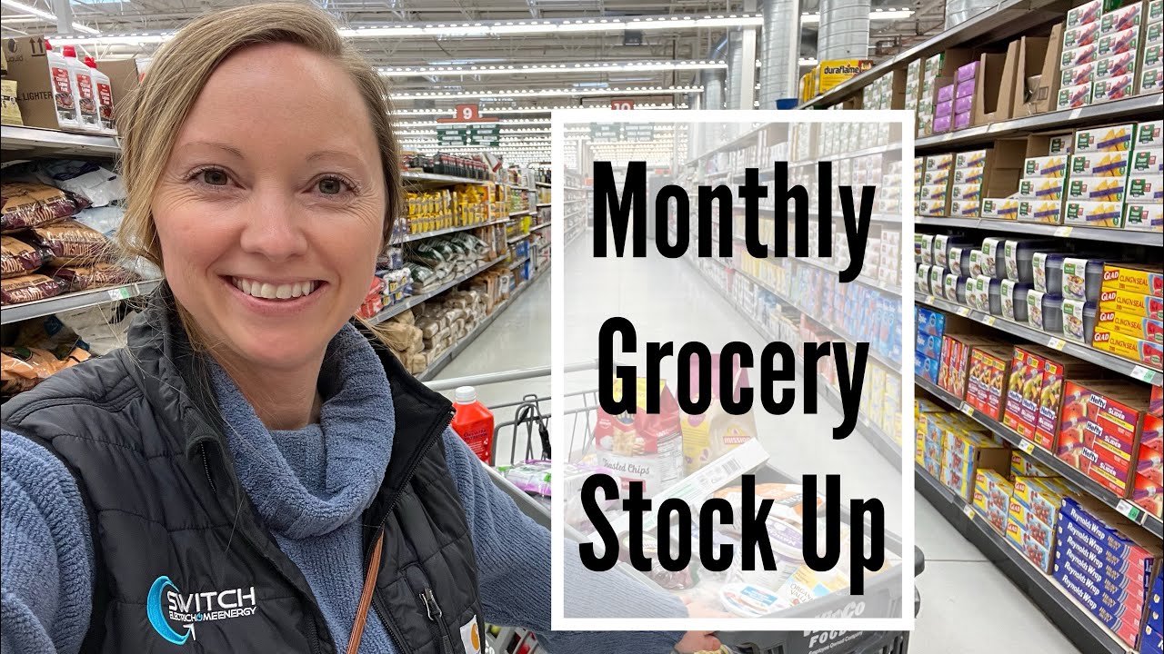 Monthly Stock Up At WinCo!